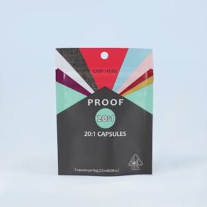 Proof | 20:1 High CBD Capsules (5pk)