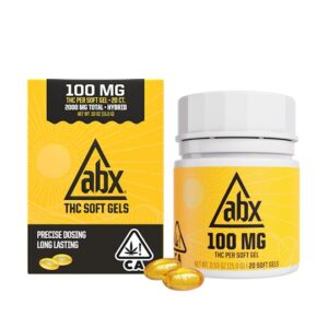 ABX - 100mg THC Soft Gels - 20ct