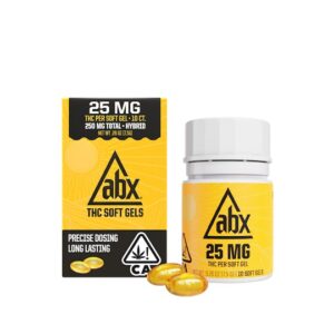 ABX - 25mg THC Soft Gels - 10ct