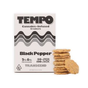 Black Pepper Parmesan Transcend Crackers