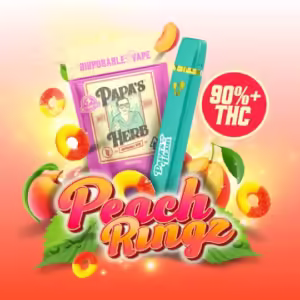 Peach Ringz (1g) Disposable Vape Cartridge