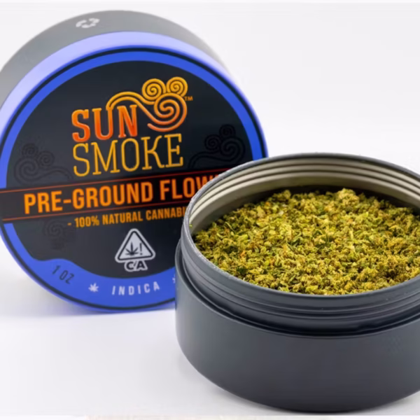 SunSmoke Pre-Ground Flower Ounce 28g - Hybrid BLEND