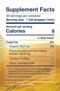 Vibrance CBD+CBG Oil